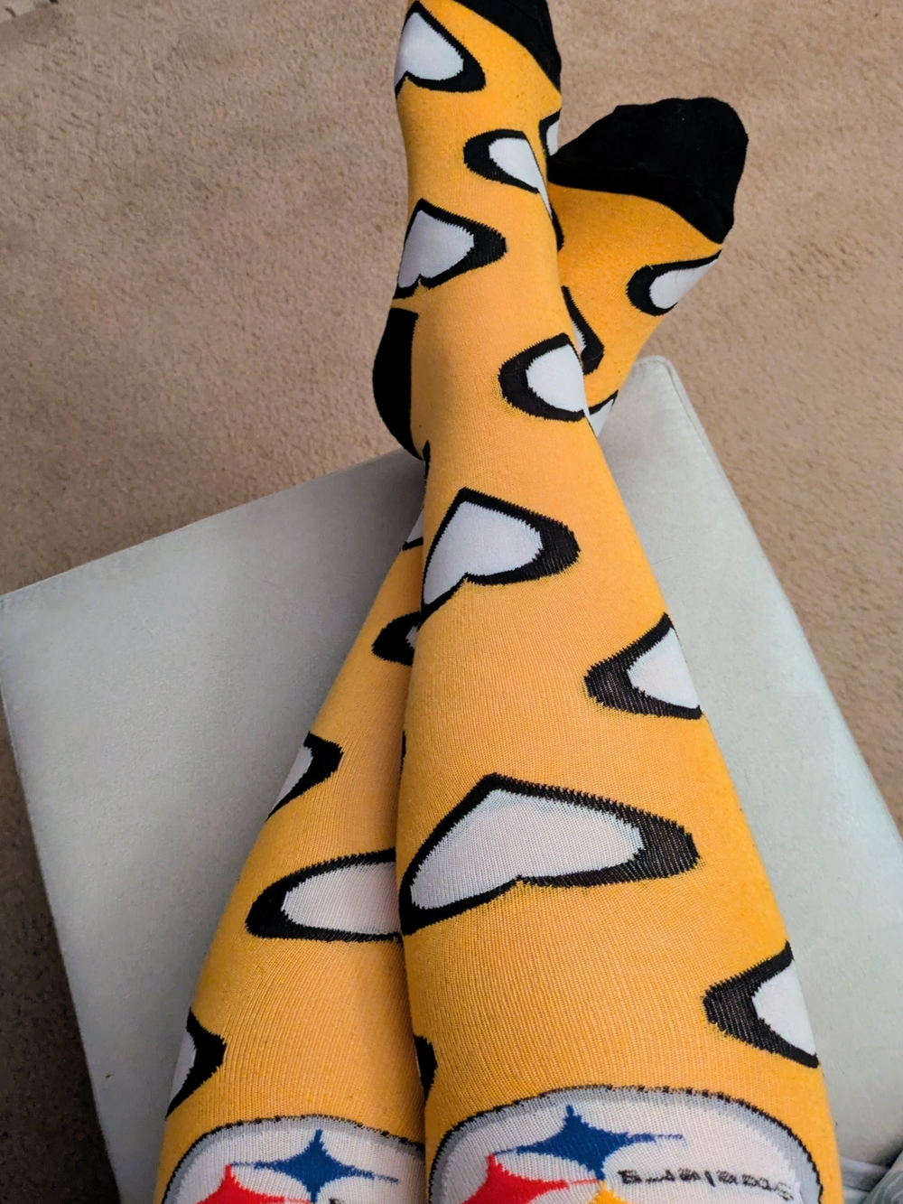 Women's Steelers Knee High Socks